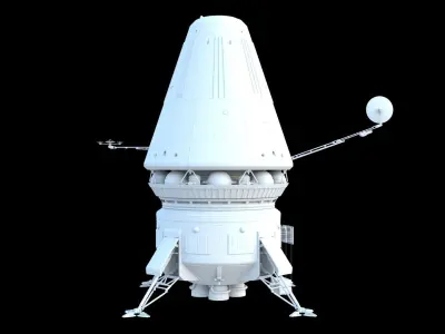 Landing module 3D model