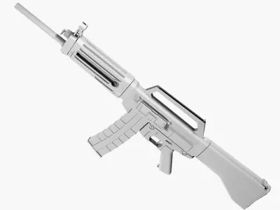 USAS 12 Shotgun High Poly 3D model