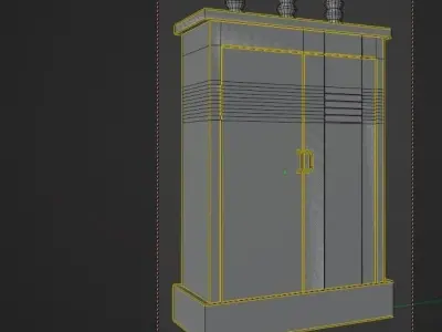 Electrical Control Box Free low-poly 3D model