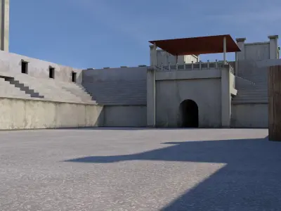 Ancient Gladiator Arena 3D model