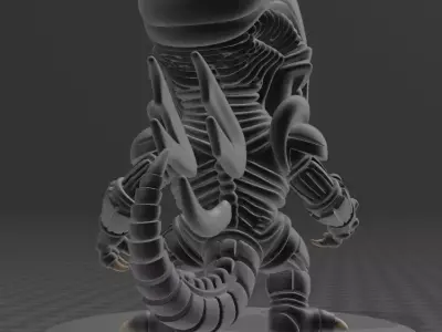 Xenomorph CHIBI ALIEN 3D print model