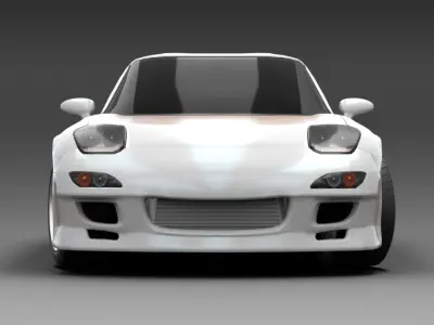 Mazda RX7 FD Turbo 1995 JDM Free low-poly 3D model