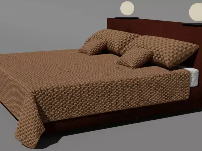 base and bed Free 3D model