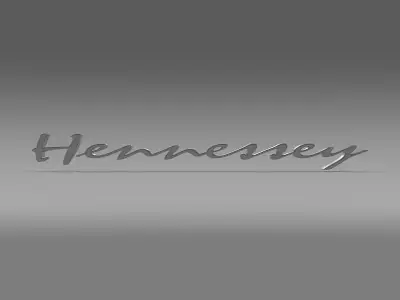 Hennesey logo 3D model