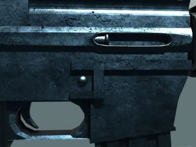 M4A1 Rifle Free low-poly 3D model