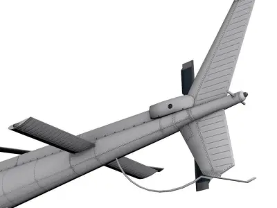 AS355 Ecureuil II 3D model