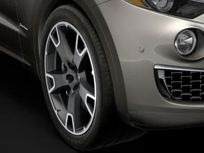 Maserati Levante S Q4 GranLusso 2019 wheel 3D model