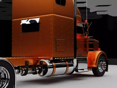 Freightliner Classic XL 3D model 3D model