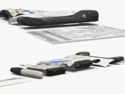 AFAK Medical Supply Set 3D model