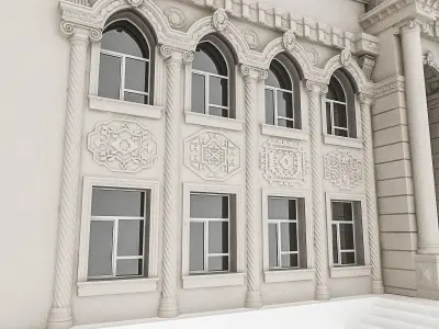 University Building 3D model