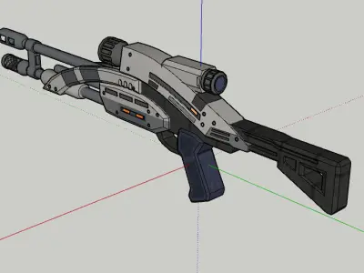 M-92 Mantis Low-poly 3D model