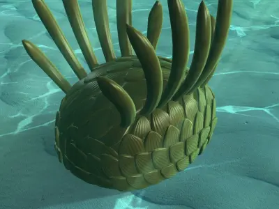 Wiwaxia 3D model