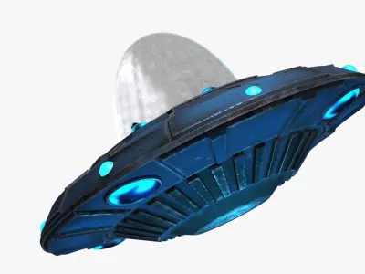 UFO Spaceship Free 3D model