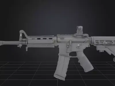 Weapons  Low-poly 3D model