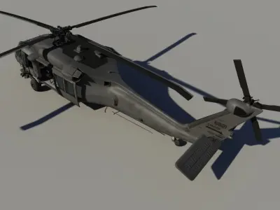 Military Blackhawk 3D model