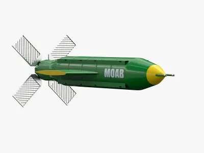GBU 43 MOAB 3D model