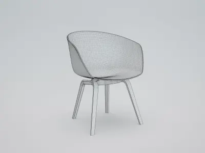 About A Chair Free 3D model
