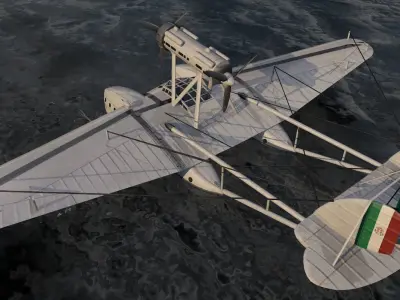 Savoia Marchetti S-55 3D model