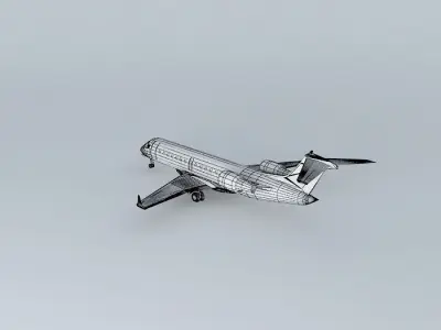 Template - Bombardier Canadair CRJ 200 3D model