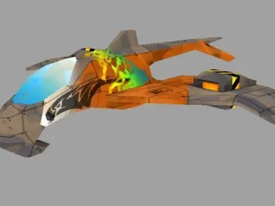Eagle Jets Low-poly 3D model