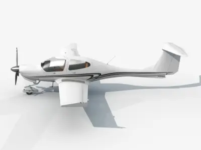 Diamond DA 40 3D model
