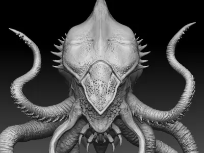 alien 3D modeling print files 3D print model