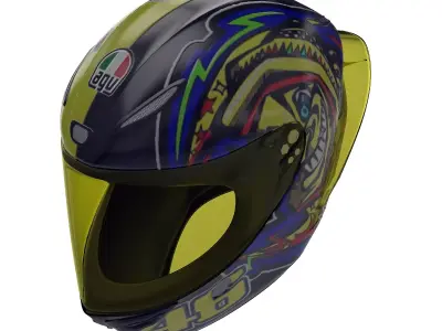 AGV Helmet 3D model