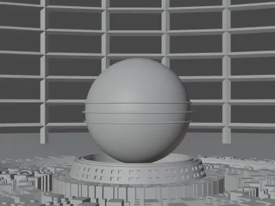 Broadcast News Opener 3D Model and Animation 3D model