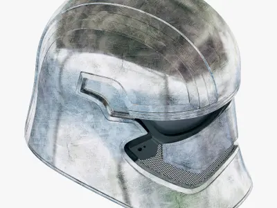 Star Wars First Order Captain Phasma Helmet 3D model