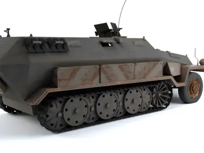 Hanomag sdkfz 251 3D model