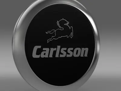 Carlsson logo 3D model
