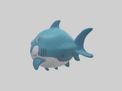 Babyshark Model 1 Low-poly 3D model