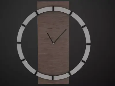 Modern Clock Free 3D model purchase