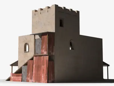 Arab x18 Low-poly 3D model