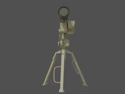 Kornet AT-14 Spriggan pbr Low-poly 3D model