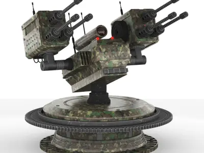 Harpag Defence Robot Low-poly 3D model