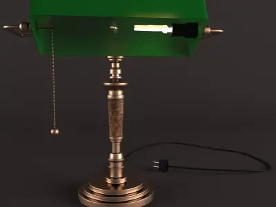desk lamp Free 3D model 18