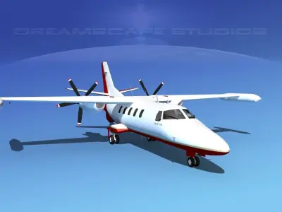 Dreamscape AF-46 Turbo Star Executive V03 3D model