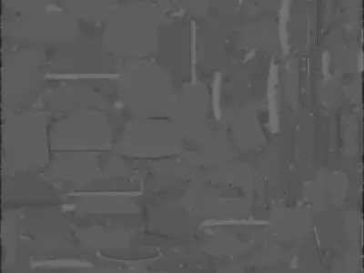 Elegant Modern Wood Slab Dining Table 3D Model Low-poly 3D model