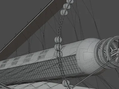O Neill Cylinder Open-Type 3D model