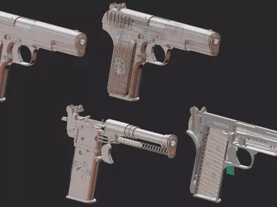 TT-33 CAD Model 3D model