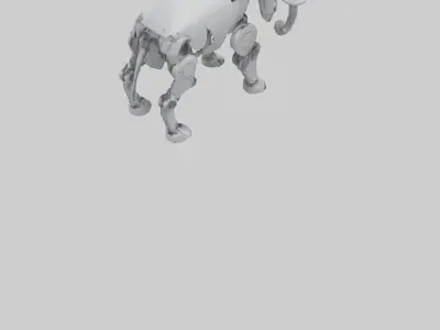 Robot version of a robot elephant model 3D model