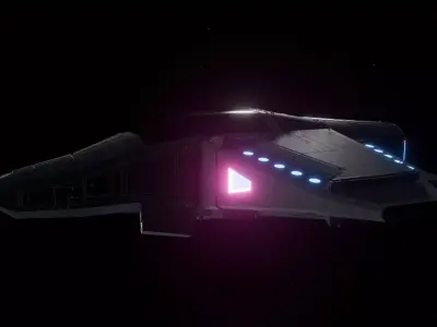 Spaceship Spacecraft 3D model purchase