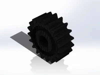 Engrenagem de Portao Eletrico Eletric Door Gear Dia 32 x 12 3D model