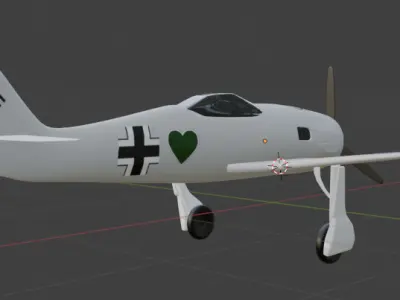 FW 190 Free low-poly 3D model