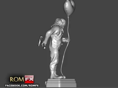 The Evil Clown - A Creepy Figure Printable 3D print model purchase
