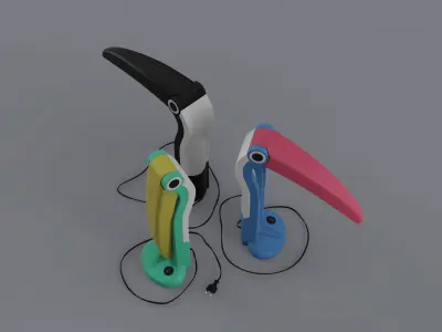 Toucan Lamp 3D model