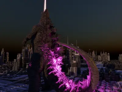 Godzilla 2024 3D model