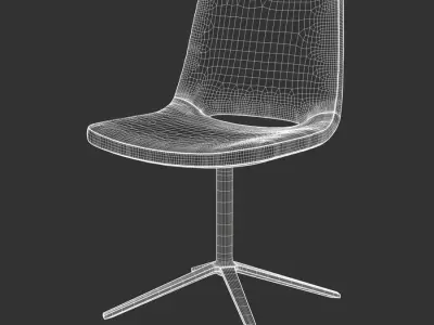  Replica B&amp;B Italia Gather Chair Model, Black 