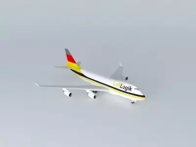 LuftLogik Boeing 747 400f Free 3D model